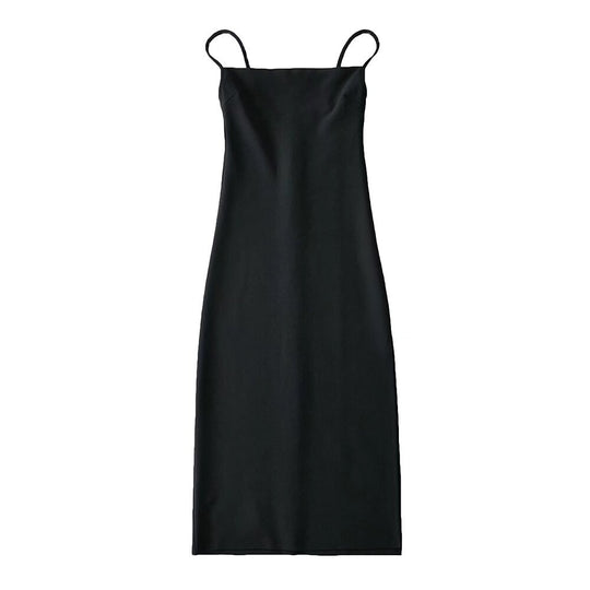 Damen langes Abendkleid mit elegantem Schlitz R&B