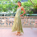 Damen Maxikleid R&B