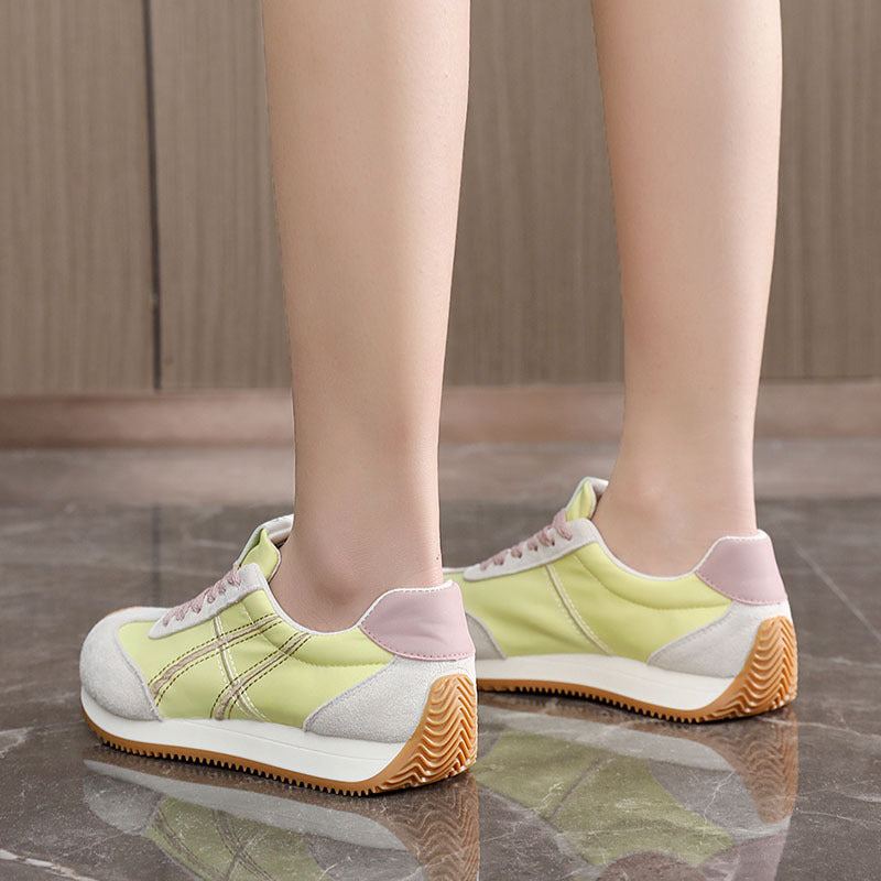 Damen modische Sneakers mit flexibler Laufsohle und stylishem Obermaterial R&B