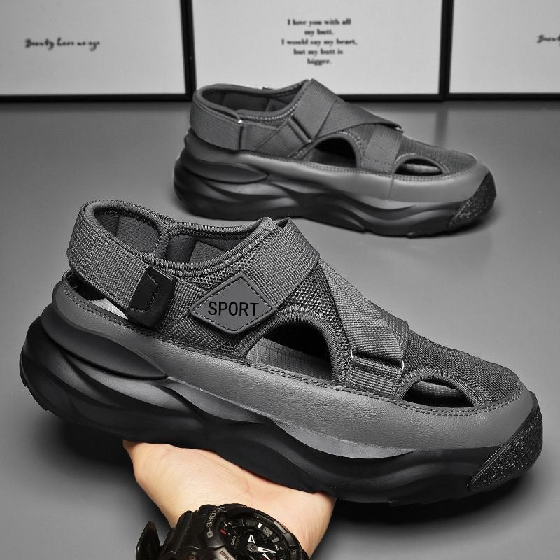 Damen Sportliche Sandalen mit ergonomischer Sohle und verstellbaren Riemen R&B