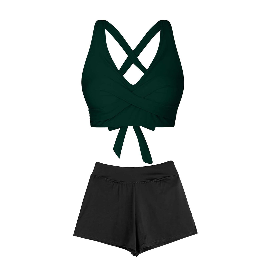 Damen Zweiteiliger Badeanzug mit floralem Design R&B