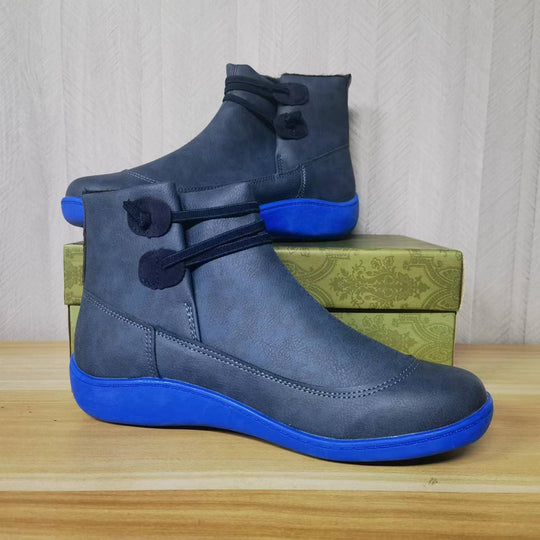 Damen Elegante stiefeletten mit praktischem Schnallen-Design R&B