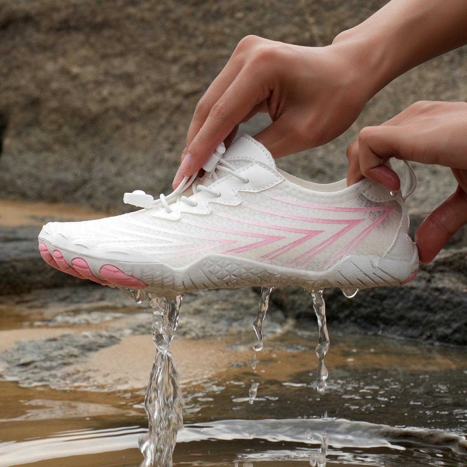 Damen Bunte Sportschuhe mit rutschfester Sohle und atmungsaktivem Obermaterial R&B