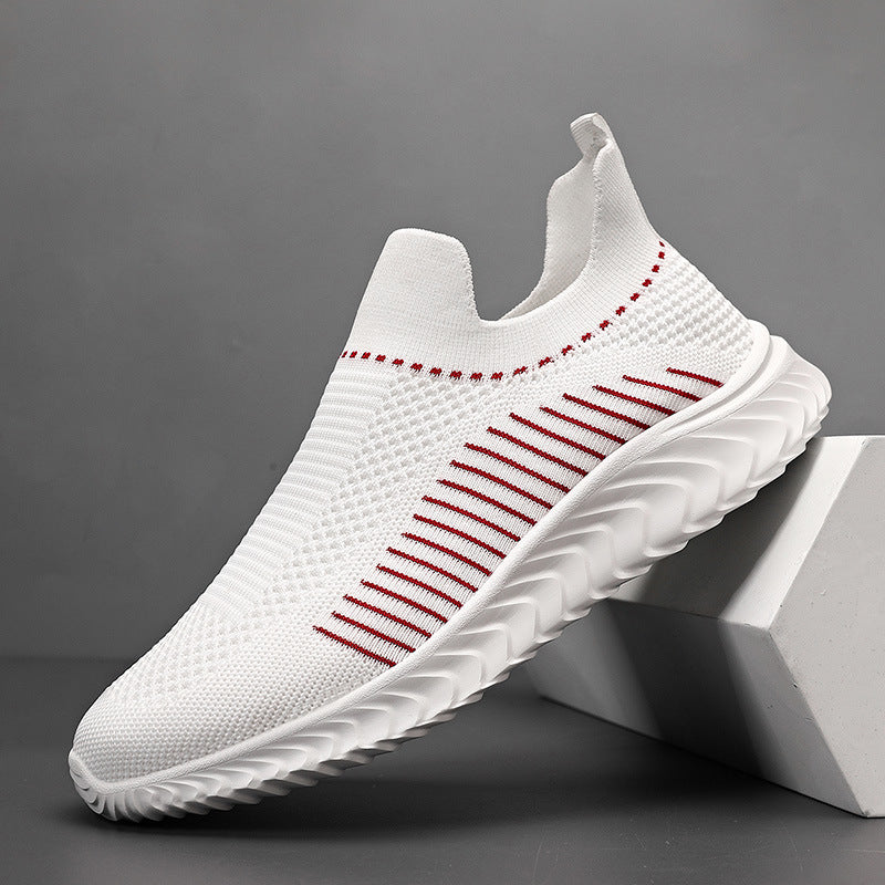 Damen Atmungsaktive Slip-On Sneakers mit elastischem Obermaterial und flexiblem Knöchelschutz R&B