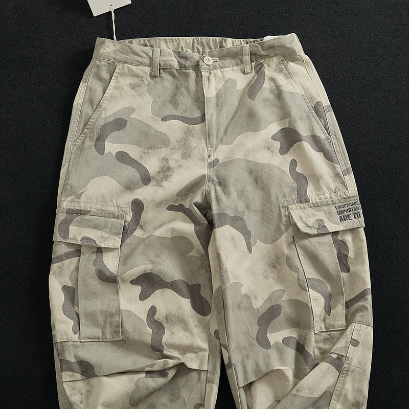 Damen Cargohose mit vielseitigen Taschen und modernem Camouflage-Design R&B