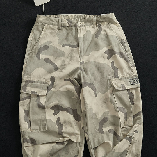 Damen Cargohose mit vielseitigen Taschen und modernem Camouflage-Design R&B