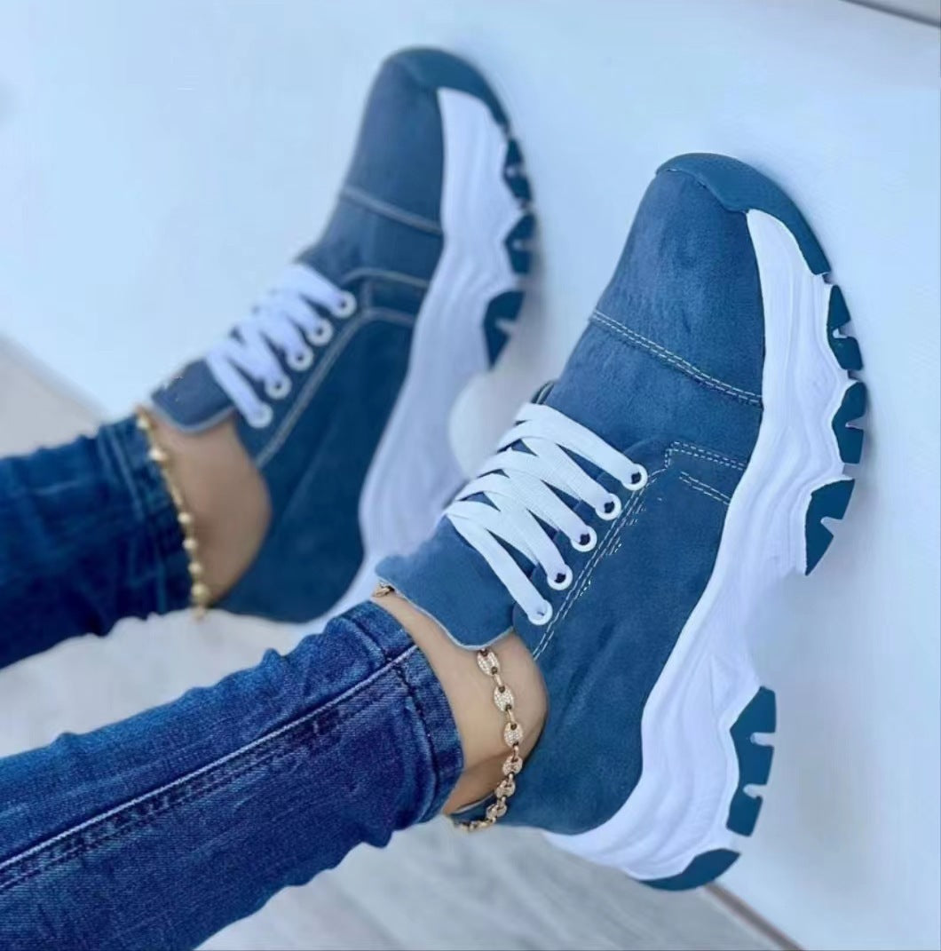 Damen Sportliche Sneaker mit dämpfendem Fußbett und atmungsaktivem Obermaterial R&B