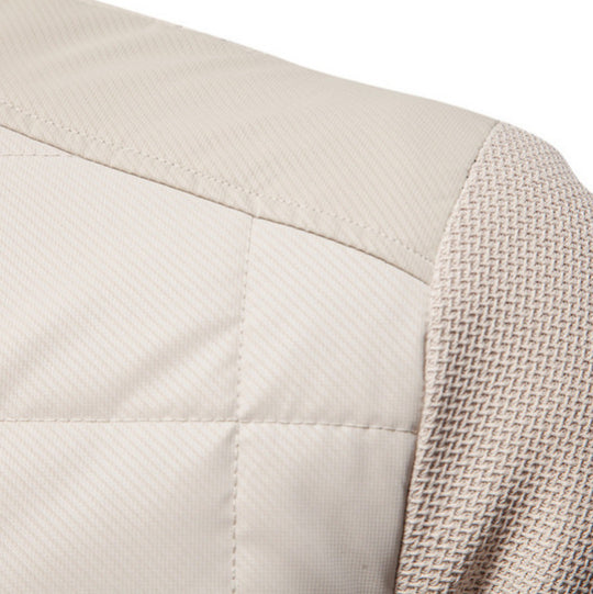 Herren Steppjacke mit sportlichen Details und praktischem Reißverschluss R&B