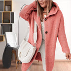 R&B | Strickmantel mit Kapuze