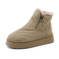 Damen Warmgefütterte Ankle Boots mit innovativem Reißverschluss R&B