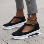 Damen Bequeme und modische Mary Janes mit verstellbarem Riemen