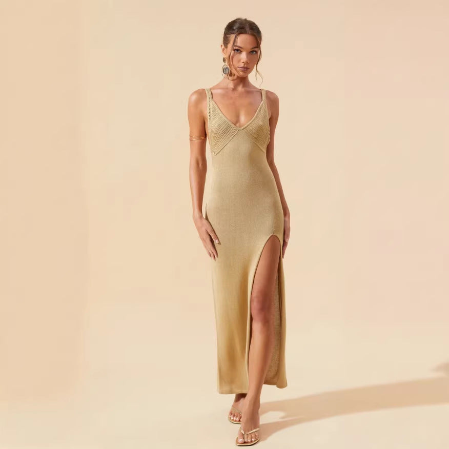 Damen Sommerliches Strickkleid R&B