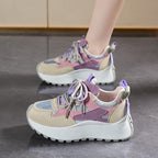 Damen Modische Sneakers mit ergonomischer Dämpfung und trendiger Sohle R&B