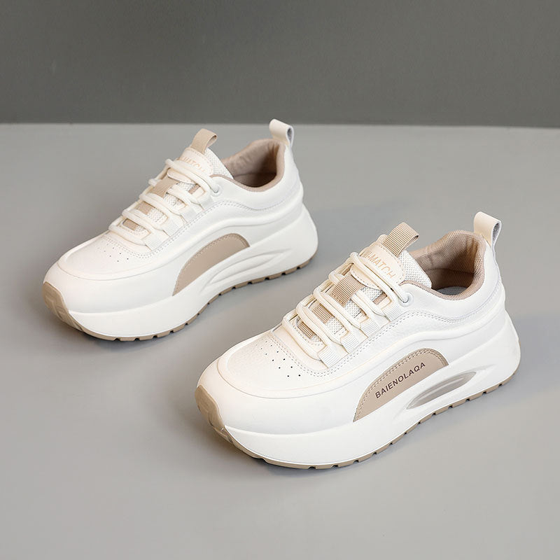 Damen Modische Plattform-Sneaker mit optimaler Dämpfung und atmungsaktiver Obermaterialstruktur R&B