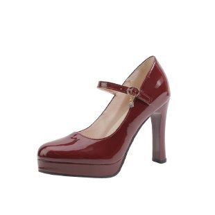 Damen High Heel Pumps mit modischem Riemchen-Design R&B