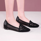 Damen Ballerinas mit eleganten Spitzen und flacher Sohle R&B