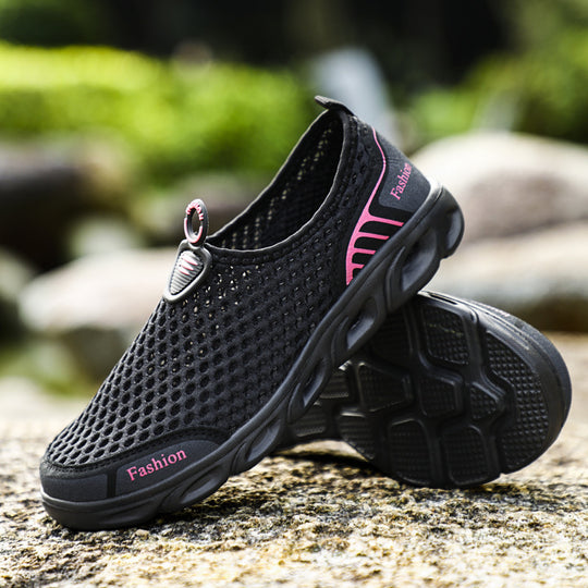 Damen Atmungsaktive Freizeitschuhe mit flexiblem Mesh-Obermaterial R&B