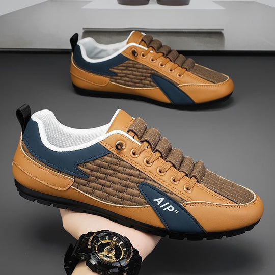 Damen Freizeitsneaker mit atmungsaktiver Oberflächenstruktur und stoßdämpfender Laufsohle R&B