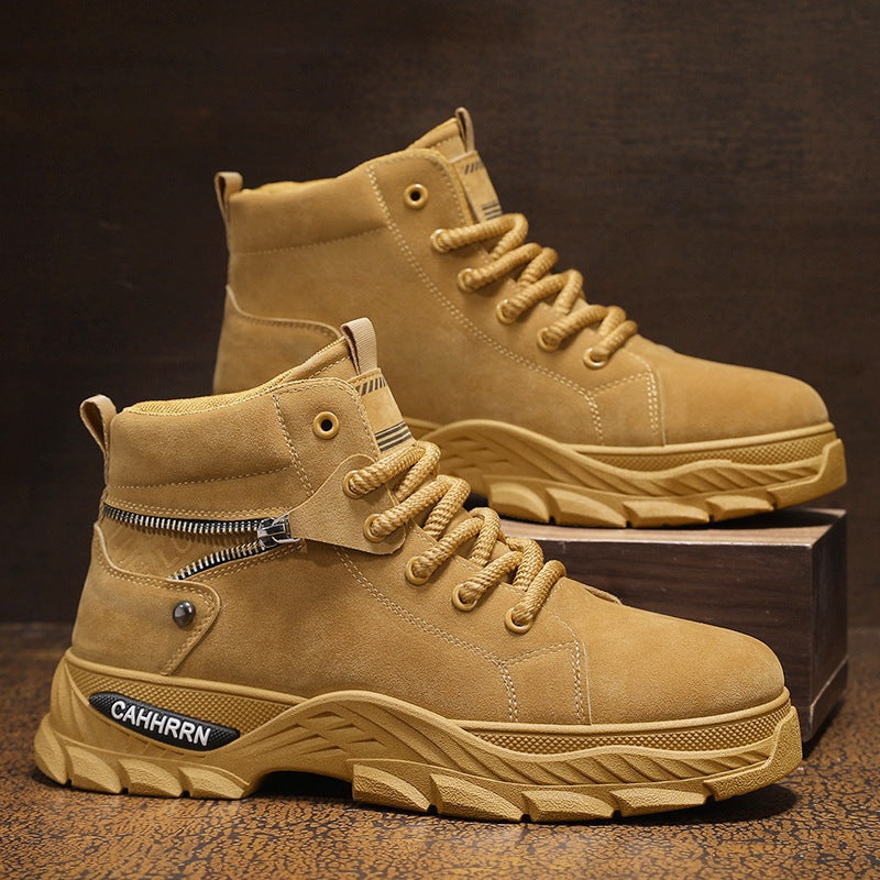 Damen Hohe Sneaker mit einzigartiger Reißverschluss-Detail und robustem Profil R&B