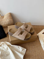 Damen Komfortable Sandalen mit verstellbaren Riemen und ergonomischem Fußbett