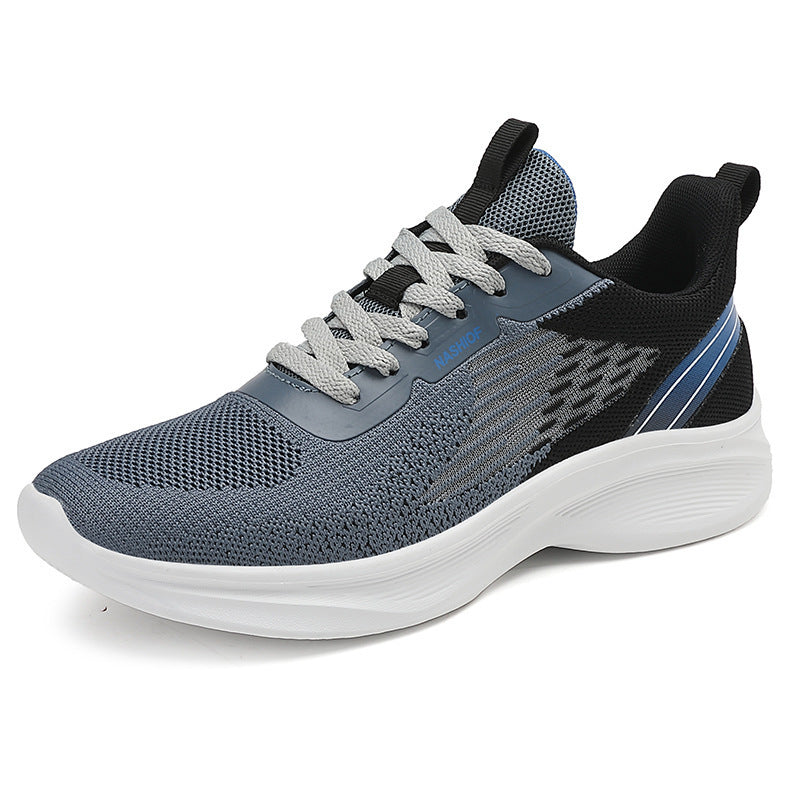 Herren nan leichte atmungsaktive Laufschuhe mit dämpfender Zwischensohle aus Memoryschaum und gestricktem Obermaterial R&B