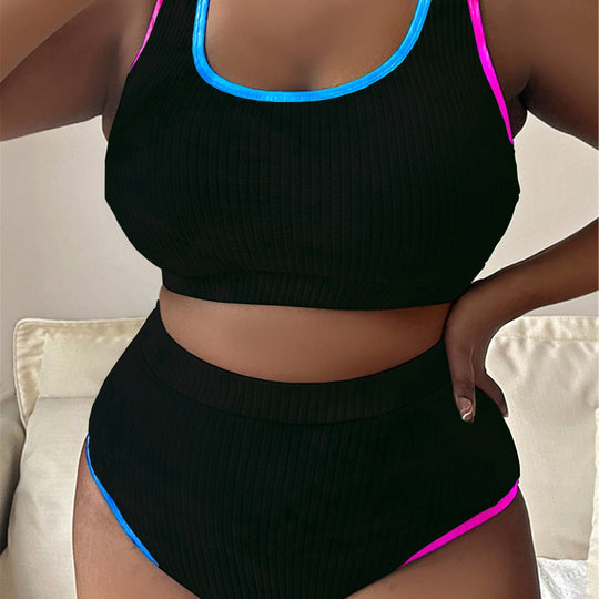 Damen Sportiv geschnittenes Bikini-Set R&B