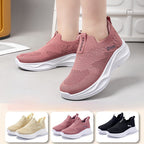 Damen Atmungsaktive Slip-On Sneakers mit elastischer Sohle