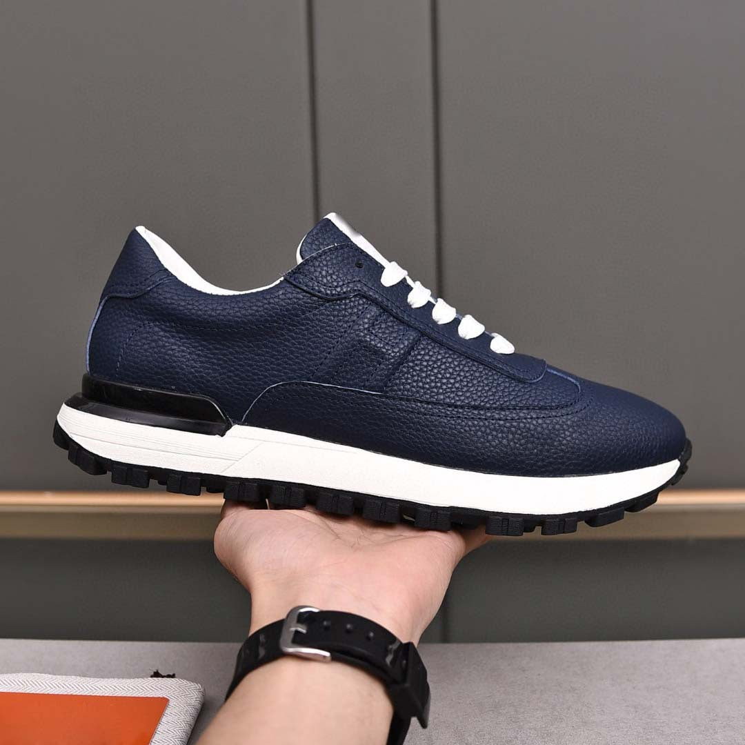 Damen Sportliche Sneakers aus hochwertigem Leder mit rutschfester Laufsohle R&B