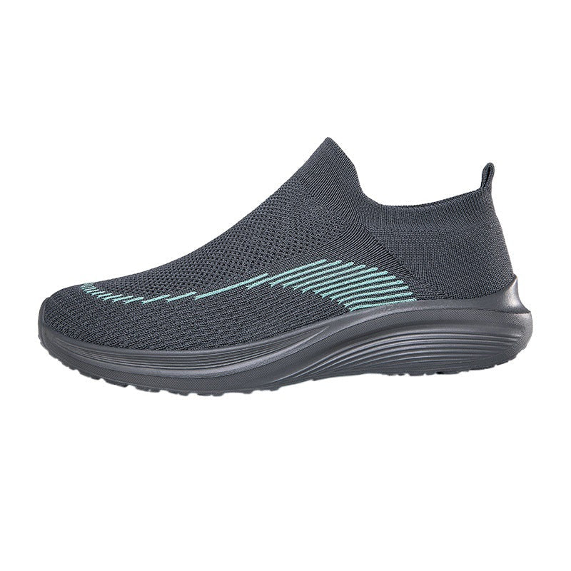 Damen Atmungsaktive Sport Sneakers mit flexiblem Strick-Obermaterial R&B