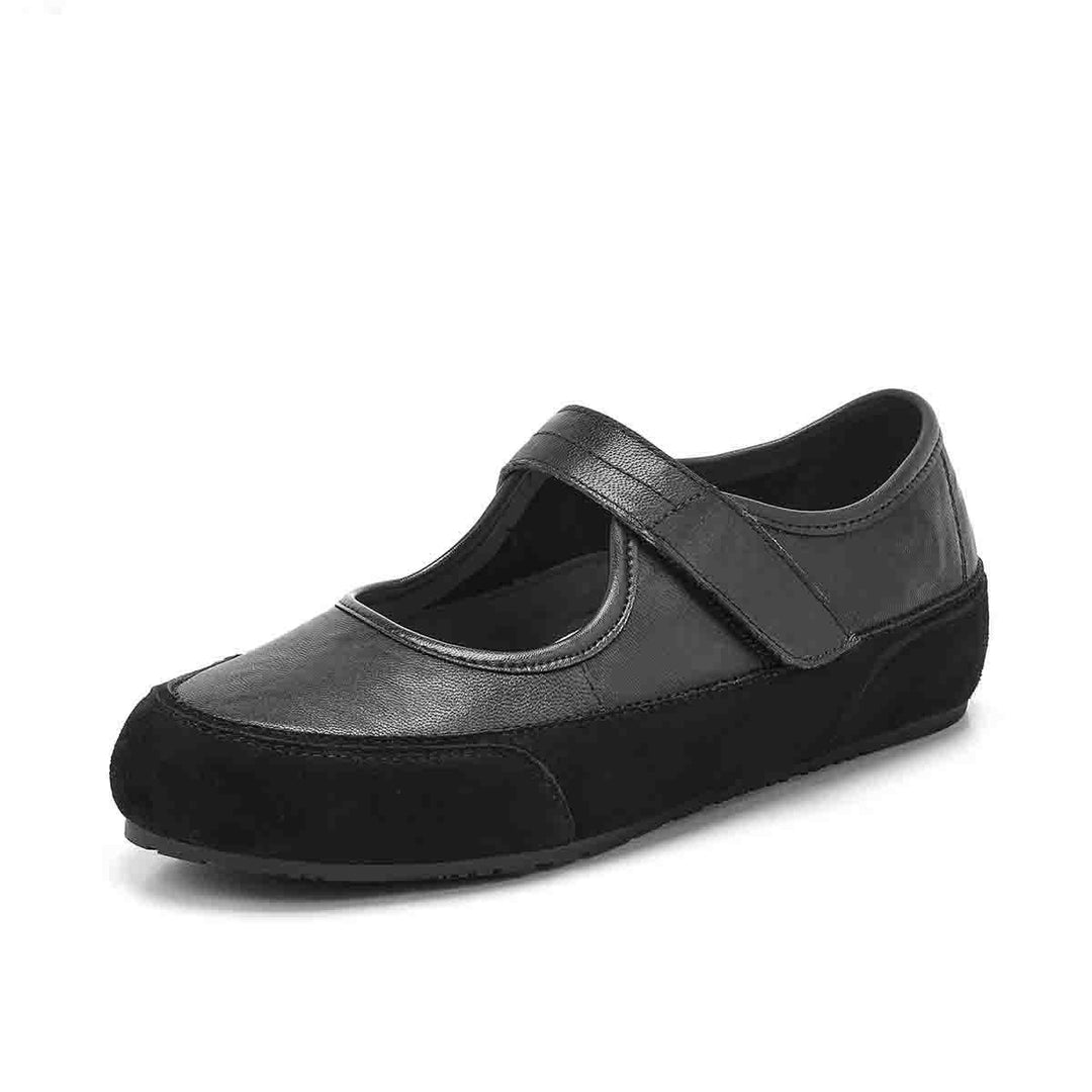 Damen Komfortable Ballerinas mit verstellbarem Riemchen R&B