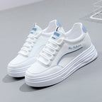 Damen modische Plattform Sneakers mit dämpfendem Sohlenprofil und atmungsaktiver Obermaterialstruktur R&B
