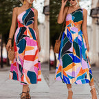 Damen Sommerliches Blumenkleid mit voluminösen Rüschendetails und komfortablem Schnitt R&B