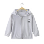 Unisex nan leichte Kapuzenjacke mit durchgehendem Reißverschluss und niedlichem Panda-Print  R&B
