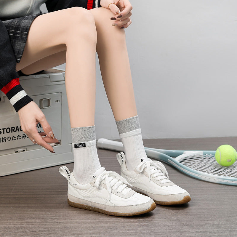 Damen Sportliche Sneakers im klassischen Retro-Stil mit rutschfester Sohle R&B