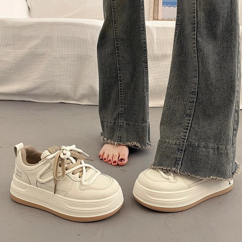 Damen modische Plateau-Sneaker mit innovativem Komfort und atmungsaktiver Sohle