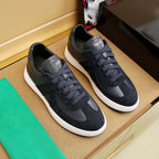 Damen modische Sneaker mit hochwertiger Leder-Oberfläche und bequemer Dämpfung R&B