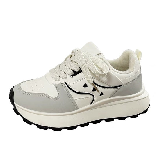 Damen Modische Chunky Sneakers mit trendiger Plateau-Sohle und sportlichem Design R&B