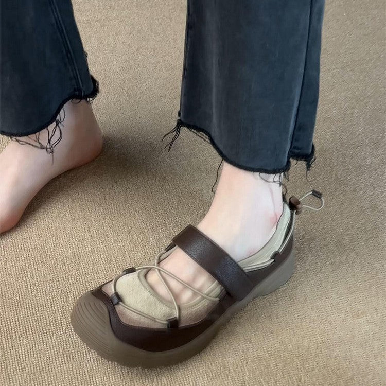 Damen Komfortable Sandalen mit verstellbarem Riemen R&B