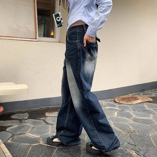 Herren lässige Jeanshose R&B