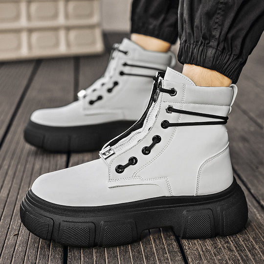 Damen robuste Combat Boots mit rutschfester Sohle und innovativem Schnürsystem R&B