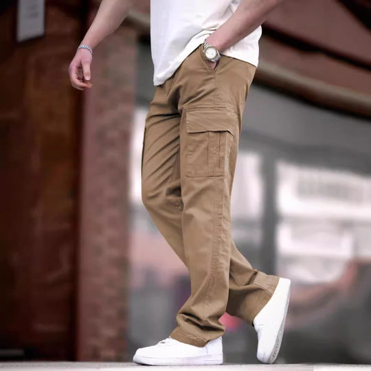Herren Cargo-Hosen mit multifunktionalen Taschen und atmungsaktivem Stoff R&B