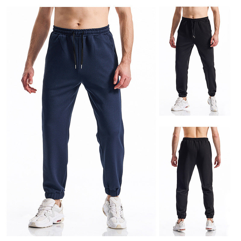 Herren bequeme Sporthose mit elastischem Bund und modernen Seitentaschen R&B