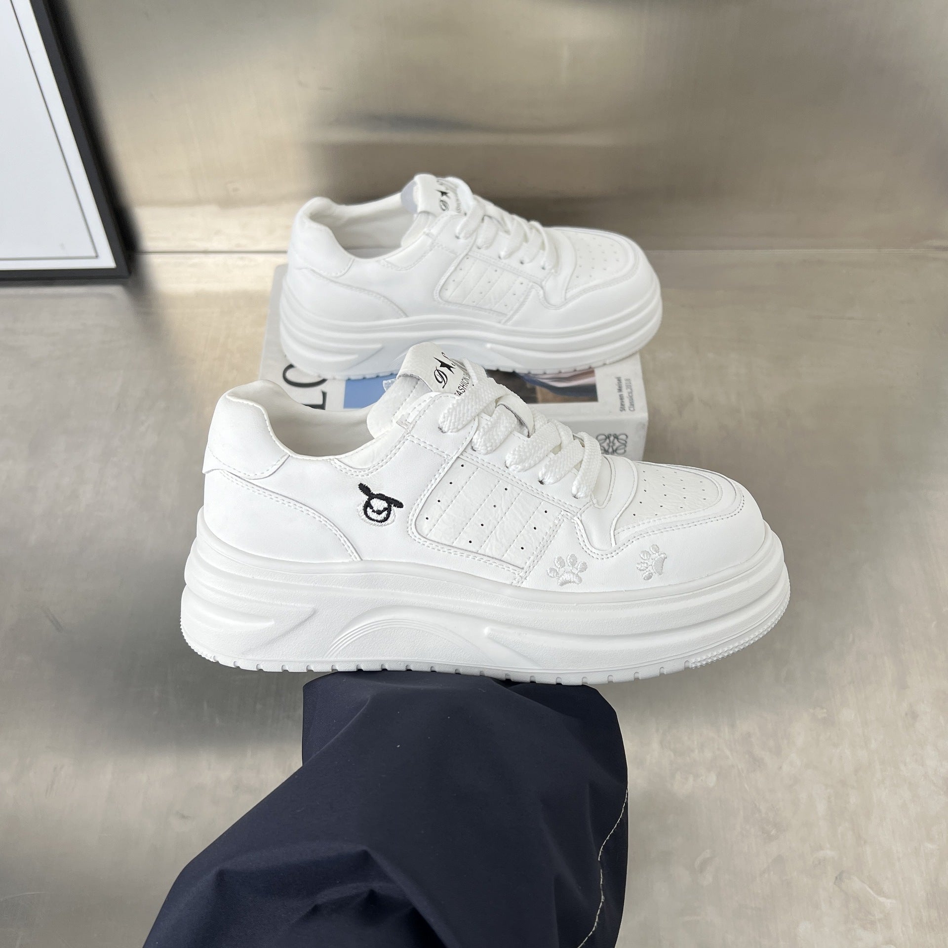 Damen Plattform Sneaker mit dämpfender Sohle und atmungsaktivem Obermaterial R&B