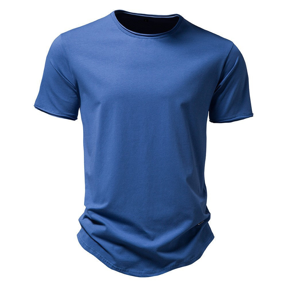 Herren Premium Baumwoll T-Shirt mit trendigem Schnitt