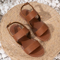 Damen Sommerliche Ledersandalen mit verstellbarem Riemendesign R&B