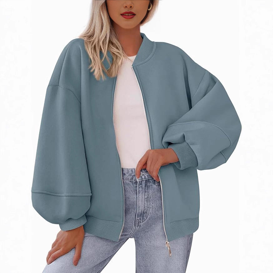 Damen modische Oversized-Jacke R&B
