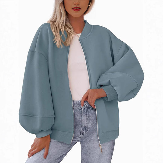Damen modische Oversized-Jacke R&B