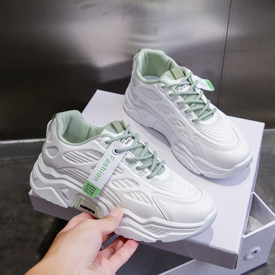 Damen Sportliche Sneakers mit atmungsaktiver Mesh-Oberfläche und dämpfender Sohle R&B