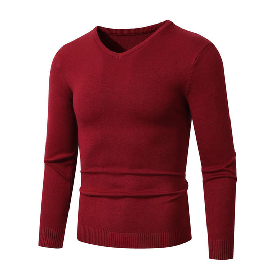 Herren V-Ausschnitt Pullover aus hochwertiger Baumwolle R&B