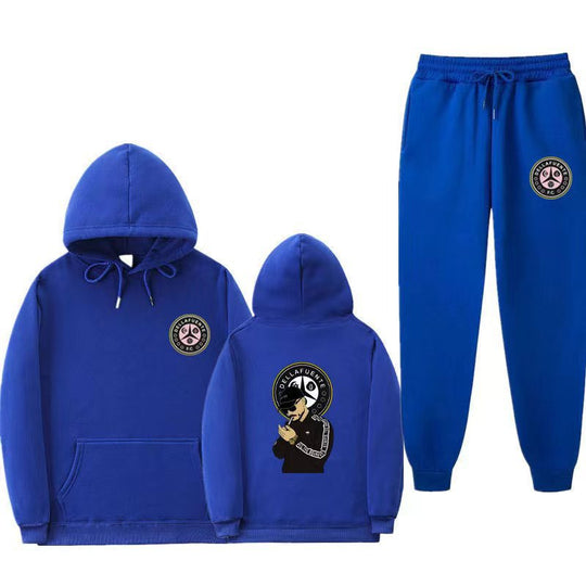 Damen Set aus Kapuzenpullover und Jogginghose mit einzigartigem Druck R&B